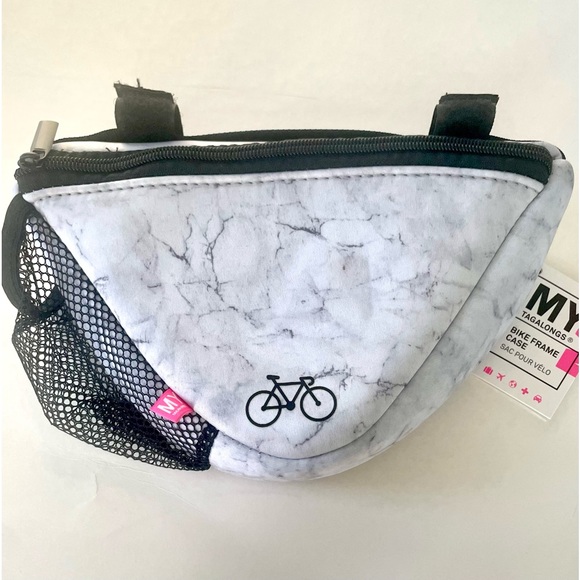 MyTagalongs NWT White Marble Bike Frame Case - Picture 2 of 5